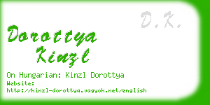 dorottya kinzl business card